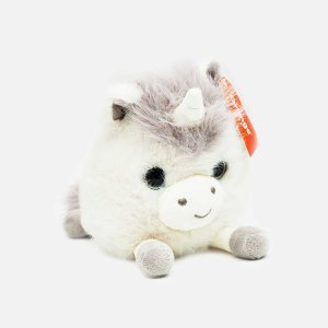 Игрушка мягк Оранж Тойз Лошарик серый 20х14х14см искуственный мех