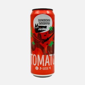 Напиток пив Волковская пивоварня Томато Гозе неф паст 4.3% ж/б 0,45л