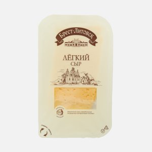 Сыр Брест-Литовск Легкий п/тверд нарезка 35% 130г