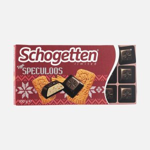 Шоколад Шогеттен темный с нач с кусочками печенья 100г