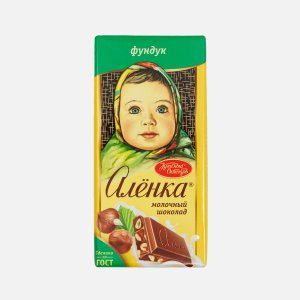 Шоколад Красный Октябрь Аленка с фундуком 75г