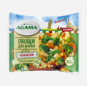 Смесь Агама Овощи для жарки Итальянские с/м пл/пак 400г