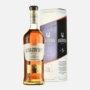 Коньяк Айвазовский Армянский ордин пятилетний 40% п/у 0,5л