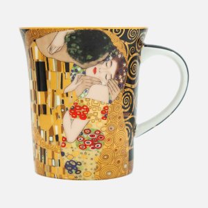 Кружка Лефард 420мл Поцелуй Климт фарфор 12х10х11см 104-1005