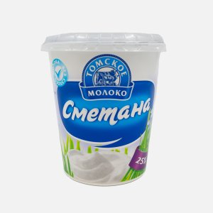 Сметана Томское молоко 25% пл/ст 300г