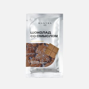 Шоколад Мантра Фудс белый со вкусом имбирное печенье 20г