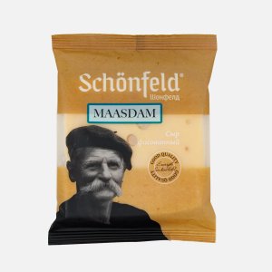 Сыр Шонфилд Маасдам 45% пл/уп 180г