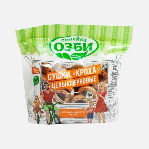 Сушки Семейка Озби Кроха цельнозерновые м/у 200г