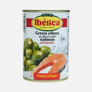 Оливки Иберика с семгой ж/б/кл 280г