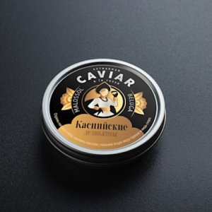 Икра Каспийские деликатесы Белуга осетровая зернистая ж/б 125г