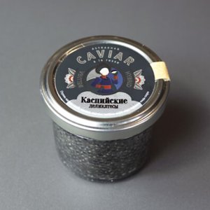 Икра Каспийские деликатесы Белуга Гибрид зернистая ст/б 100г