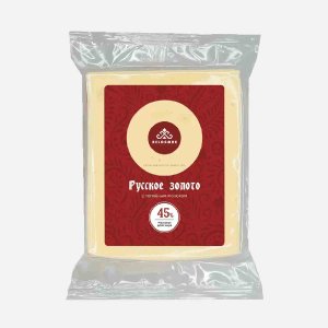 Сыр Белогорье Русское золото аромат топлен молока 45% 180г