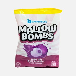 Зефир Маркенбург Мэллоу бомбс с начинкой со вкус Таро Убэ 100г