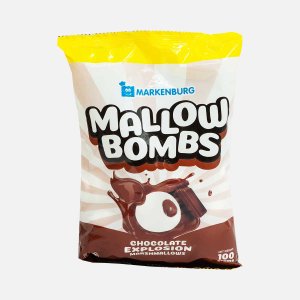 Зефир Маркенбург Мэллоу бомбс с начинкой со вкусом шоколада 100г