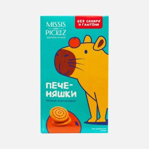 Печенье Миссис Пикез Апельсиновое Капибара к/к 100г