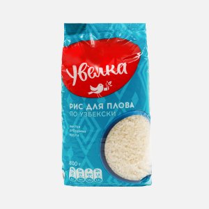 Рис Увелка для плова По-узбекски шлифованный пл/пак 800г
