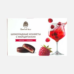 Набор конфет Сибирский кедр Малина-апероль с марципаном 220г