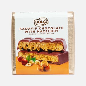 Шоколад Болчи дубайский фундук и катаифи молочный 100г