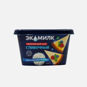 Сыр Экомилк творожный Сливочный 60% пл/ванна 350г