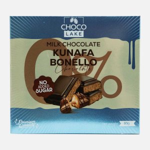 Шоколад Чоколейк из пасты Кунафа с кремом Бонелло без сахара 80г