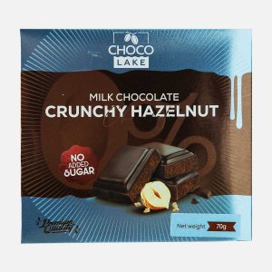 Шоколад Чоколейк с начинкой из хрустящ лесного ореха без сах 70г