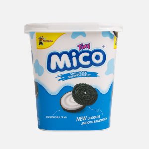 Печенье Тини Мико смолл блэк Макарун/Сэндвич со вк ван мусса 88г