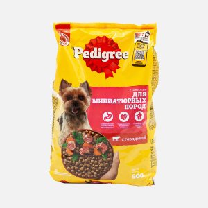 Корм Педигри для миниатюрных пород Говядина пл/уп 500г