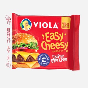 Сыр Виола плавл Изи Чиз нарезка 45% пл/уп 140г