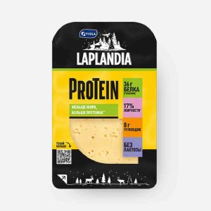 Сыр Виола Лапландия ПроТеин нарезка п/тверд 33% пл/уп 120г