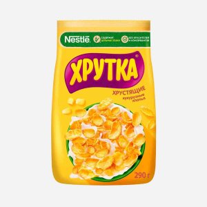Завтрак Хрутка кукурузные хлопья пл/пак 290г
