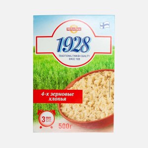 Хлопья Мюллюн Парас 4-х зерновые к/к 500г
