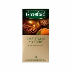 Чай Гринфилд Кристмас Мистери черн 25пак*1,5г к/к 37,5г