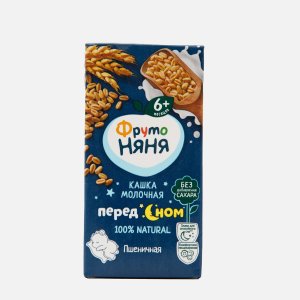 Каша ФрутоНяня Пшеничная молочная жидкая т/п 200мл