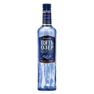 Водка Пять Озер 40% ст/б 0,7л 