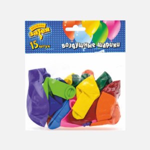 *Набор шаров  Веселая Затея пастель 23см, 15шт