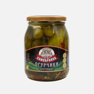 Огурчики Скатерть-самобранка Хрустящие ст/б 720мл