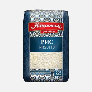 Рис Националь Премиум Ризотто пл/пак 500г