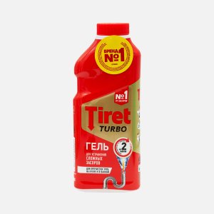 Гель Тирет Турбо д/удаления засоров пл/б 500мл