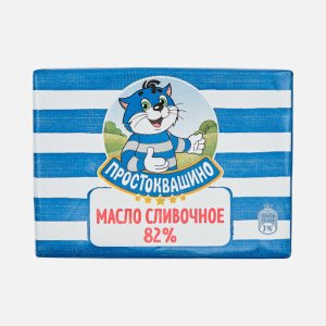 Масло Простоквашино 82% Традиционное в/с фольга 180г