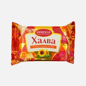 Халва подсолнечная цвет/уп 350г (Азовская КФ)