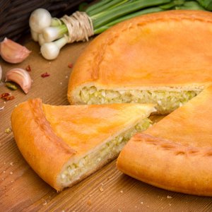 Пирог с капустой вес