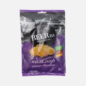 Кальмар Бирка сушеный 38-40г