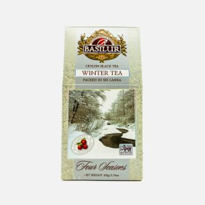 Чай Базилур Лист Цейлона Зимняя клюква лист 100г