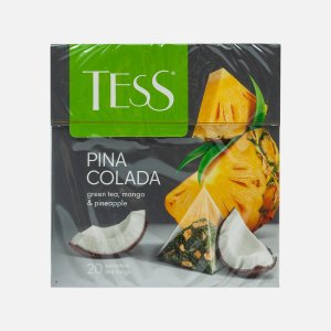 Чай Тесс Пина Колада зелен пирамид 20*1,8г