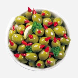 Оливки Греко с Перцем Пири-Пири в маринаде вес