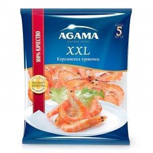 Креветки королевские XXL 41/50 с/г в/м 700г