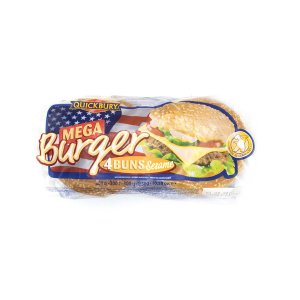 Булочки Квикбари для Гамбургера с кунжутом пак 300г