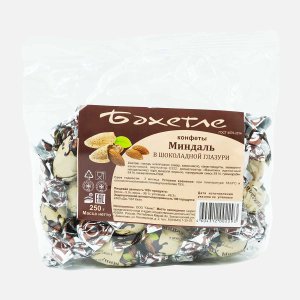 Конфеты Бахетле миндаль в шок глазури 250г